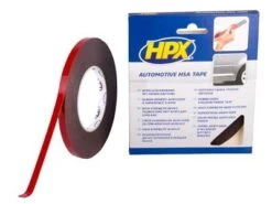 HPX Akryyli Koriteippi 9mm/10m, 2-puolinen