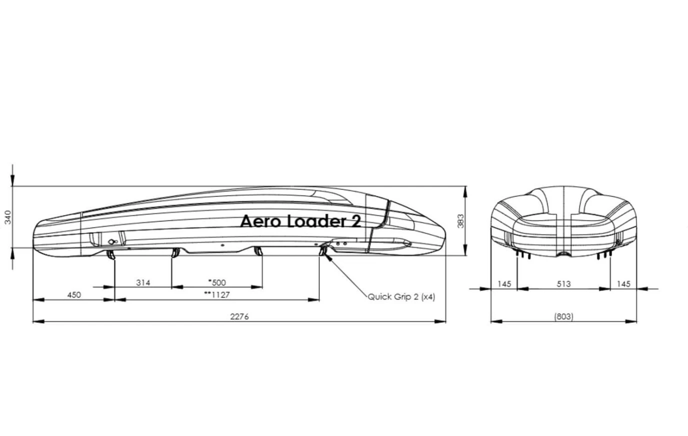 Calix Aero Loader 2 Kuljetuslaatikko, Musta 5 Calix Aero Loader 2 Kuljetuslaatikko, Musta - Image 5