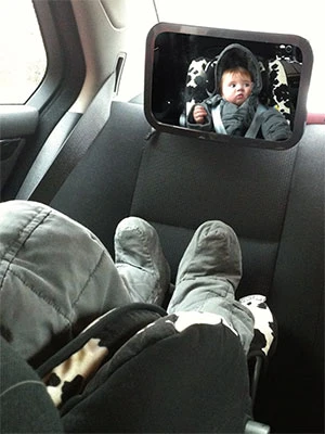 Säädettävä Takaistuinpeili "baby Mirror" 1 Säädettävä Takaistuinpeili "baby Mirror"