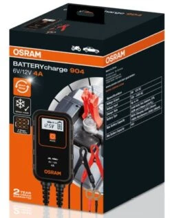 Akkulaturi Osram BATTERYcharge 904 6-12V/4A -Polarautocar auton automaatti akku laturi osram tampere cd708d8c