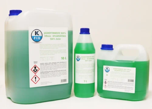 Jäähdytinneste 100% Vihreä 1 Litra