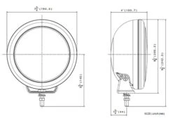 Cibie Oscar LED Kromi Kaukovalo -Polarautocar cibi oscar led 7 inch cr cust dimensions fdaa69a0