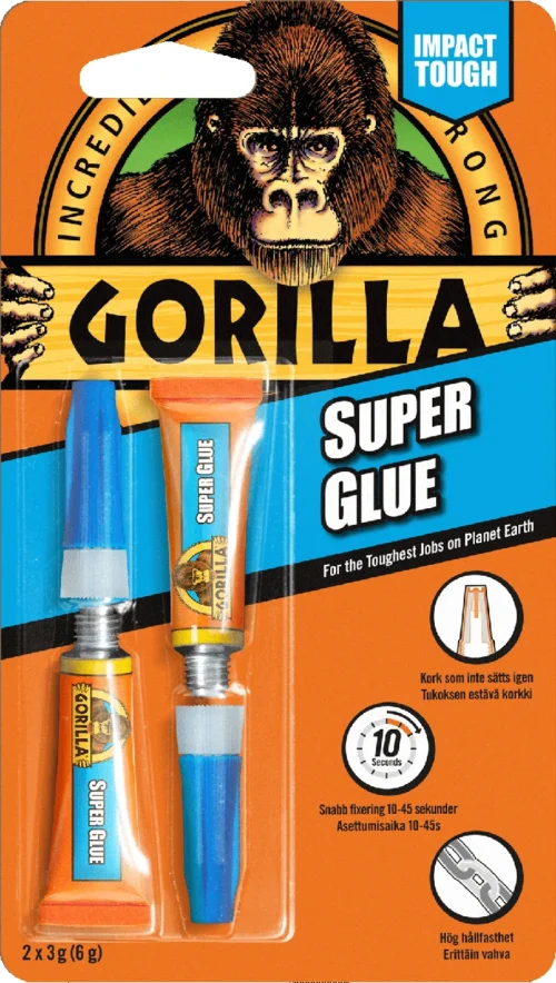 Gorilla Super Glue 2 X 3g, Pikaliima
