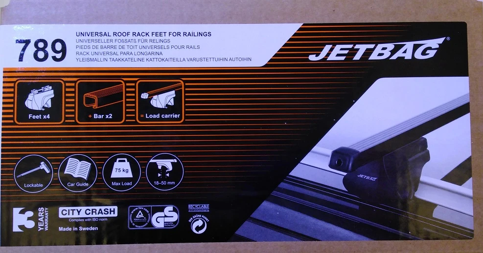 JetBag 789 Jalkasarja Kattokaiteisiin 4 JetBag 789 Jalkasarja Kattokaiteisiin - Image 4
