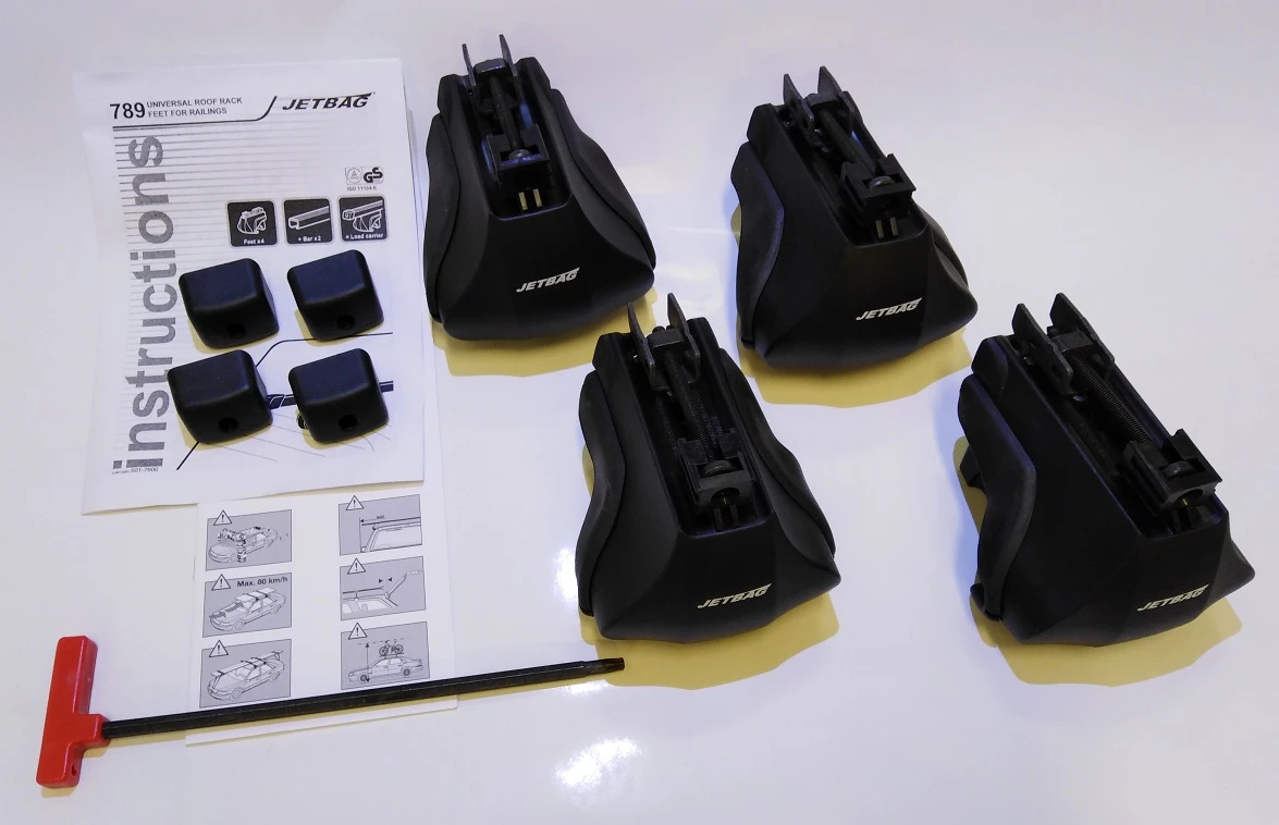 JetBag 789 Jalkasarja Kattokaiteisiin 1 JetBag 789 Jalkasarja Kattokaiteisiin