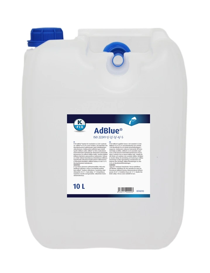 AdBlue Lisäaine Dieselautoihin 10L, K-FIX