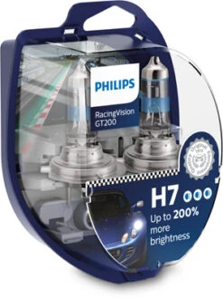 Philips RacingVision GT +200% H7 Polttimopari