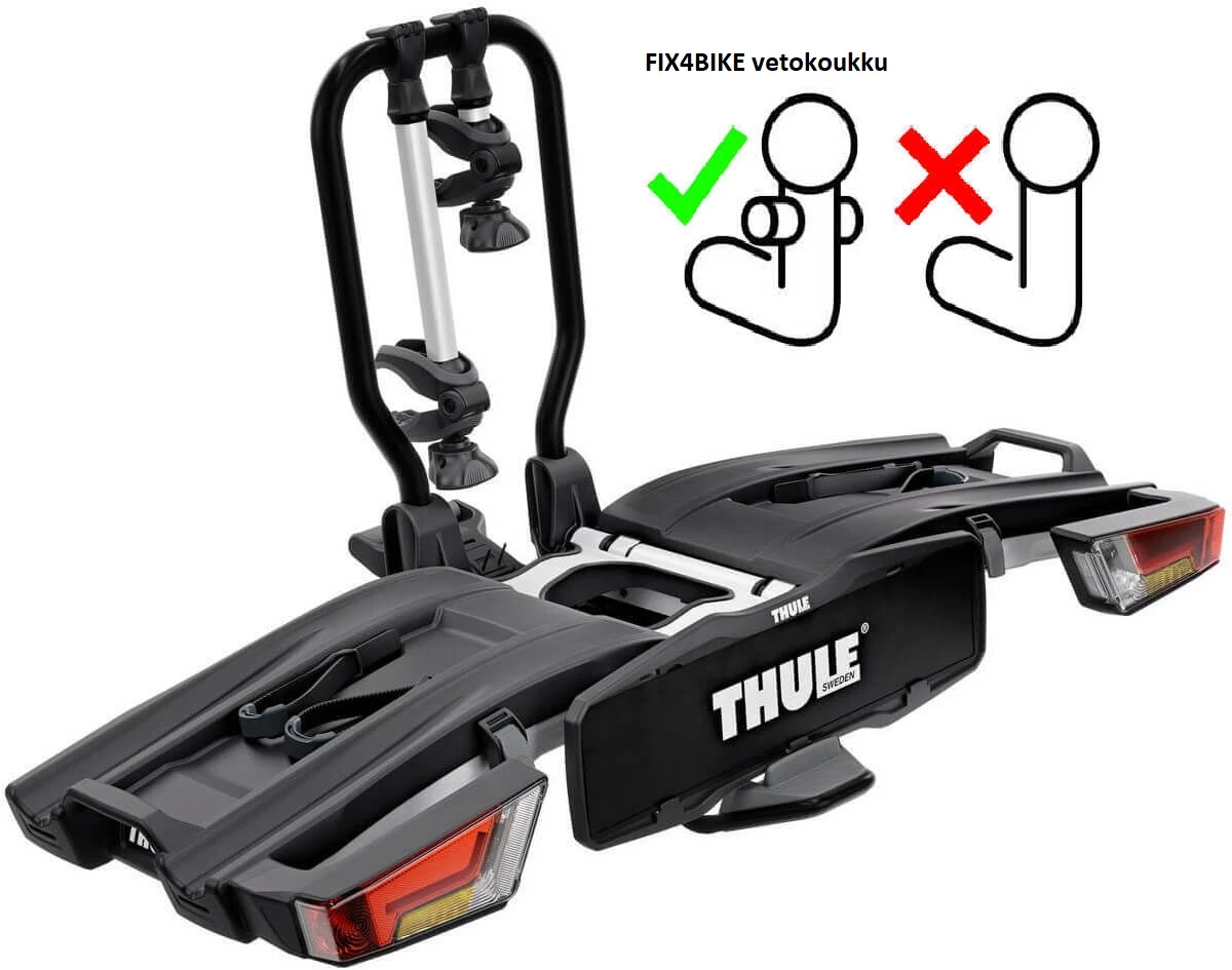Thule EasyFold XT F 2 Fix4Bike Vetokoukkuun (kahdelle Pyörälle) 1 Thule EasyFold XT F 2 Fix4Bike Vetokoukkuun (kahdelle Pyörälle)