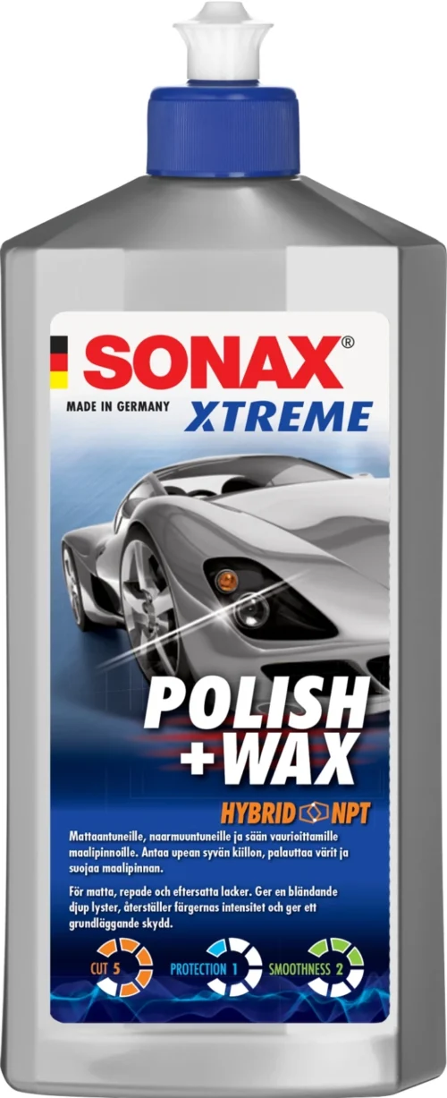 Sonax XTreme Polish + Wax Syväpuhdistava Vaha 500ml