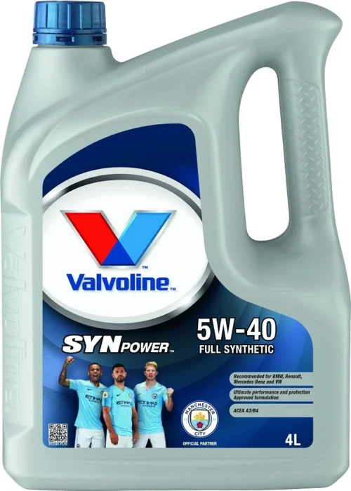 Valvoline SynPower 5W-40 Moottoriöljy, 4ltr.