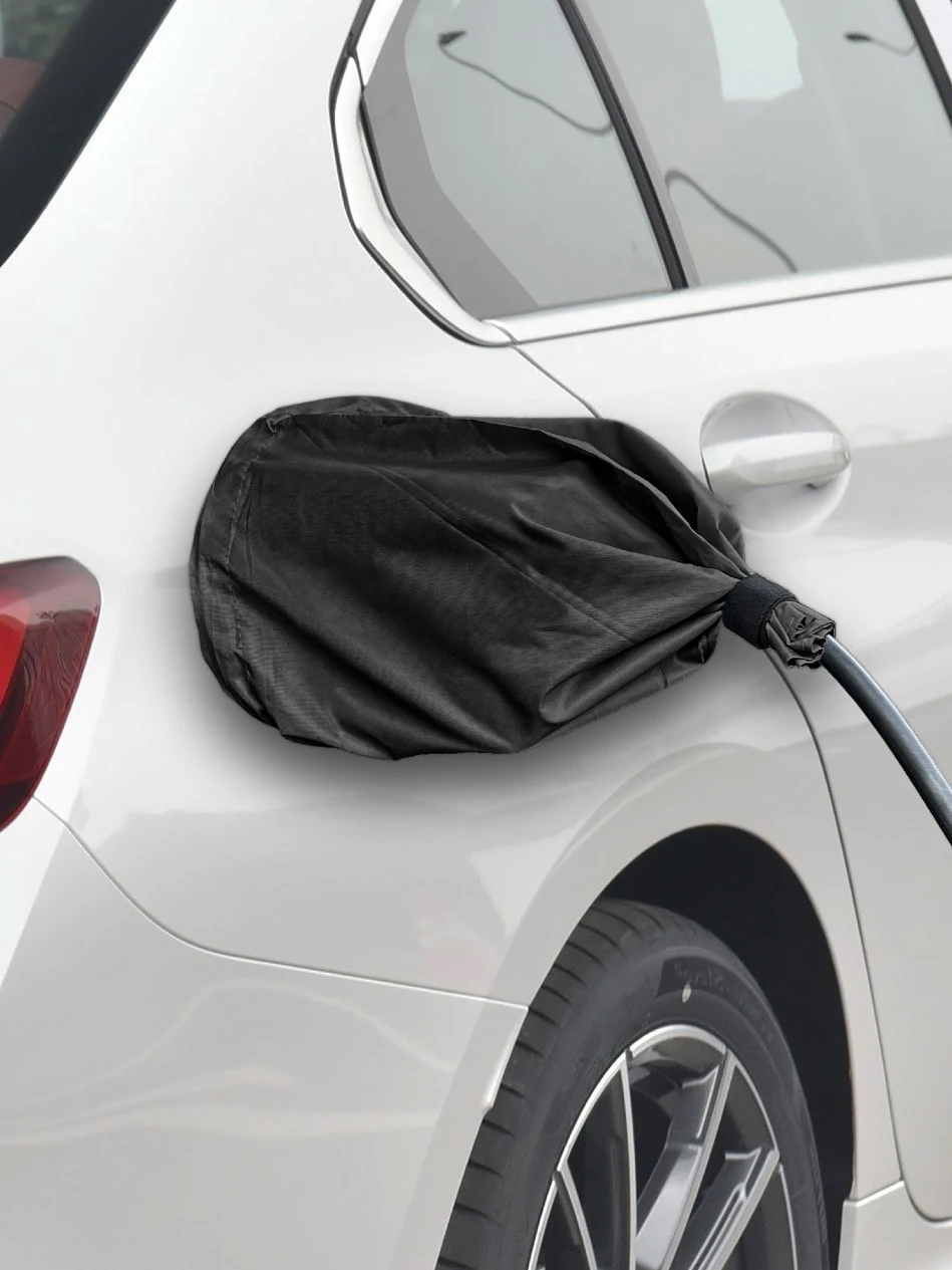 WAVE Sähköauton Latauspistokkeen Suoja, Musta